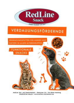 RedLine SNACK Hunde- & Katzensnacks in allen Altersgruppen verdauungsfördernd 70 g